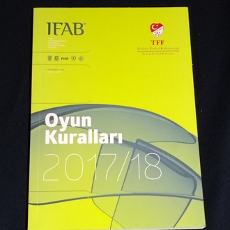 2017/18 IFAB Futbol Oyun Kuralları Kitabı