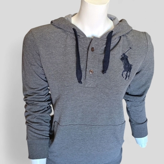 Kapüşonlu Polo Sweatshirt