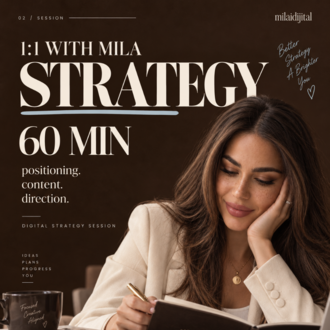 1:1 with Mila | Strategy Session — 60 Dakika