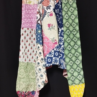 HİNDİSTAN DAN BAHARLIK PATCHWORK ŞALVAR