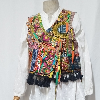 KANTHA PATCHWORK YELEK
