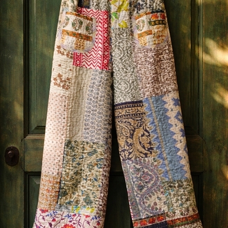 PATCHWORK TASARIM PANTOLON