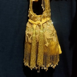 GOLD BONCUKLU GECE ÇANTASI