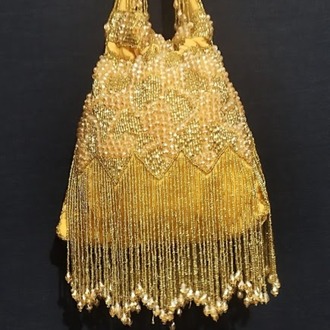 GOLD BONCUKLU GECE ÇANTASI
