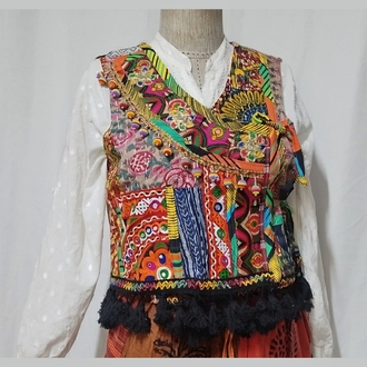 KANTHA PATCHWORK YELEK
