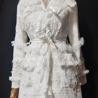 BEMBEYAZ BOHEM UZUN CEKET