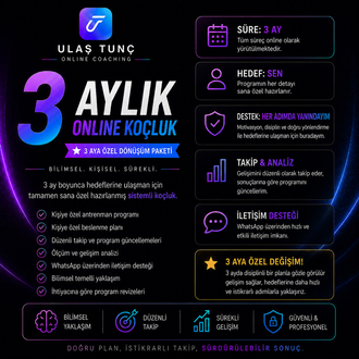 3 Aylık Online Coaching (En Çok Tercih Edilen) ⭐️