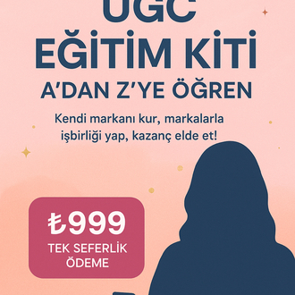 UGC Eğitim Kiti (A’dan Z’ye Öğren) 