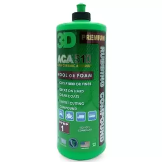 3D ACA 510 Premium Rubbing Compound Agresif Kalın Pasta 1Lt