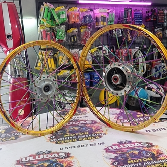 Özel yapım 17-19 Ride it jant Bukalemun telli