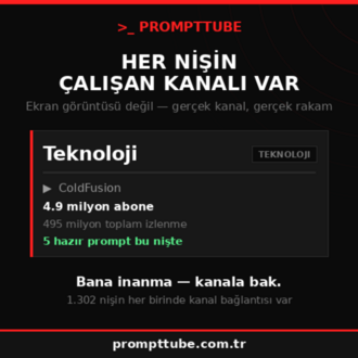 Yüz Göstermeden YouTube: 1302 Kanıtlanmış Niş, 6510 AI Prompt + 30 Günlük Plan