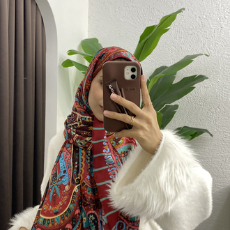 Etro Yün Şal - Vişne