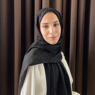 Meyra Ayrobin Şal - Siyah 