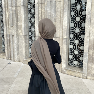 Dubai İpeği Şal - Vizon