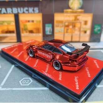 Flame Model Porsche RWB 993 Red Alloy