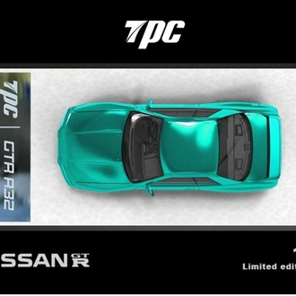 TPC NISSAN Skyline GT-R (R32) - Full Carbon + Figure - Green