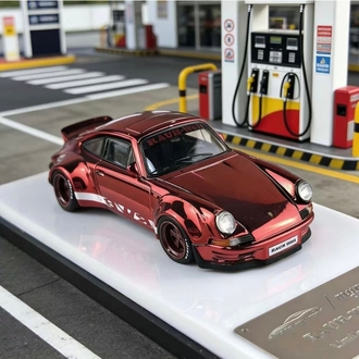 Model Collect Red Porsche Rauh-Welt RWB 930 Alloy Diecast Sport Vehicle Model Car