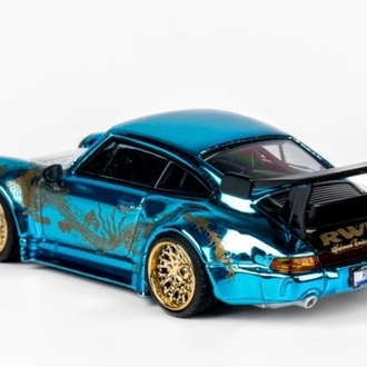 TPC PORSCHE RWB 964 - Arowana Livery  - Chome Blue