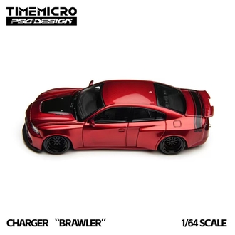 TimeMicro × PSC DESIGN 1:64 Charger "Brawler" Red TM648204