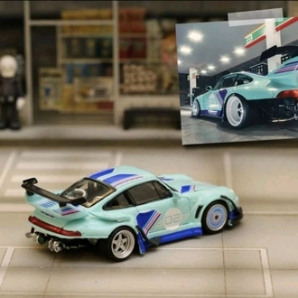 Street Weapon PORSCHE RWB 993 - #02 - Luminous - Turquoise