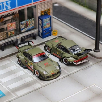 Street Weapon Porsche RWB 993 Matte Green