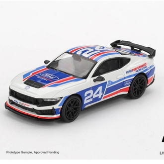 Mini GT Ford Mustang Dark Horse #24 Ford Performance Racing School MGT01172