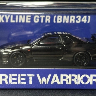 Street Warrior Nissan Skyline R34 GTR V-Spec II Chrome Black