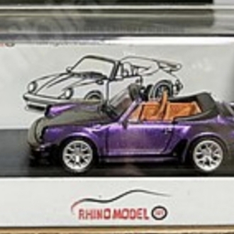 Rhino Model Singer Turbo Porsche 930 Cabriolet Purple