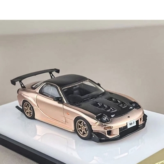 Model Collect Mazda RX-7 FD3S Rose Gold JDM Carbon Racing Sport Model Diecast Metal Car