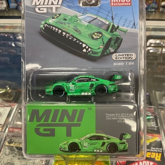 Mini GT 713 Porsche 911 GT3 R #80 GTD AO Racing 2023 IMSA Sebring 12 Hrs