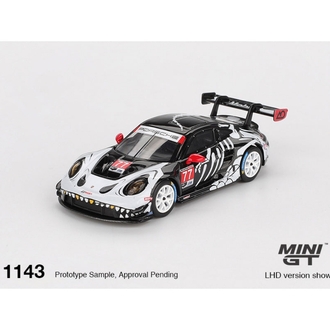 Mini GT 1/64 Porsche 911 GT3 R AO Racing 2025 IMSA Petit Le Mans MGT01143