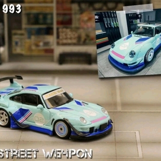 Street Weapon PORSCHE RWB 993 - #02 - Luminous - Turquoise