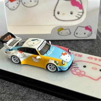 Flame Model Porsche RWB 964 Hello Kitty Livery