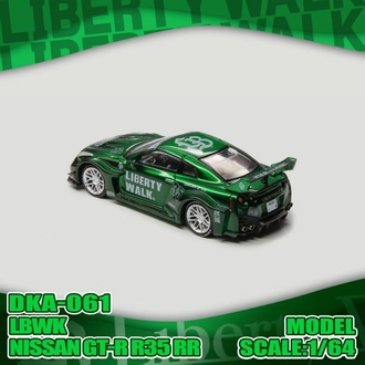 Demon King Nissan GTR R35 RR LBWK Green livery DKA-061