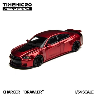 TimeMicro × PSC DESIGN 1:64 Charger "Brawler" Red TM648204
