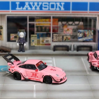 Street Weapon Porsche RWB 993 Pink Low Tail