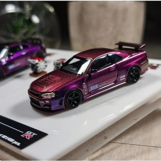 Motorhelix ICHEMO Re-Creation 1:64 Nissan Skyline GT-R Clubman Race Spec R34 & R35 2025 APA