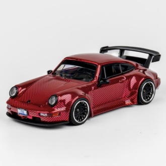 TPC Porsche RWB 964 Chrome Red