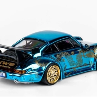 TPC PORSCHE RWB 964 - Arowana Livery  - Chome Blue