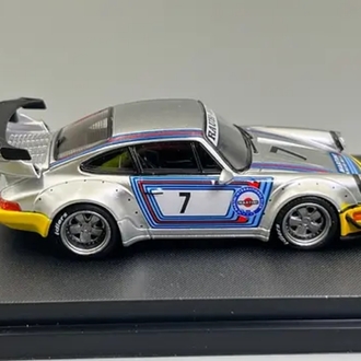 Street Weapon Porsche RWB 964 Wide-Body Modified Silver