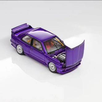 Mortal Model 1:64 BMW E30 M3 GROUP A Metallic Transparent Purple