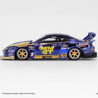 Mini GT 1/64 Nissan LB-Super Silhouette S15 SILVIA Team MINI GT Liberty Walk