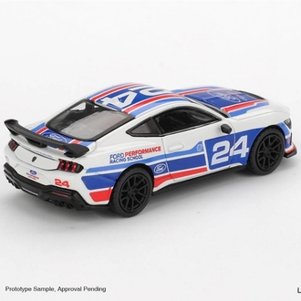 Mini GT Ford Mustang Dark Horse #24 Ford Performance Racing School MGT01172