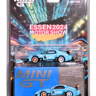 Mini GT 810 Mazda RX-7 LB-Super Silhouette Liberty Walk Europe 2024 Essen Motorshow 2000 Limitli
