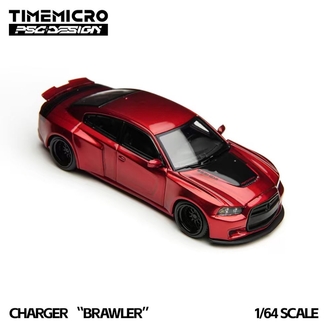 TimeMicro × PSC DESIGN 1:64 Charger "Brawler" Red TM648204