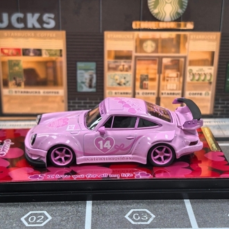 Model Collect Porsche RWB930 GT Wing Pink Valentine's Day Livery