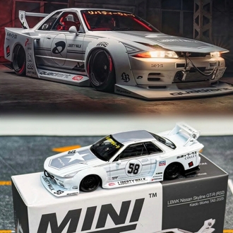 Mini GT LBWK Nissan Skyline GT-R (R32) Kaido Works TAS 2025 MGT01217