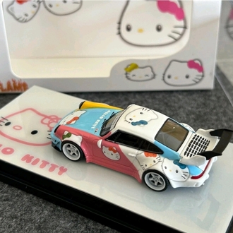 Flame Model Porsche RWB 964 Hello Kitty Livery