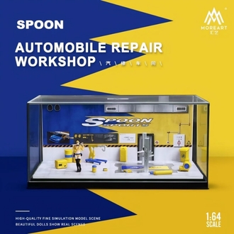 MoreArt 1:64 Spoon auto repair shop