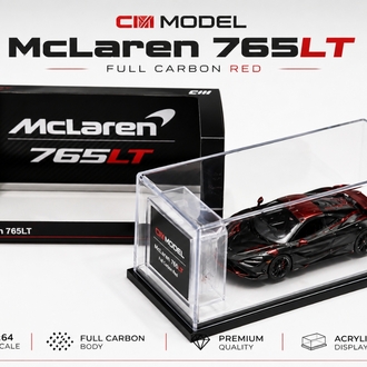 CM Model McLaren 765LT Full Carbon Red